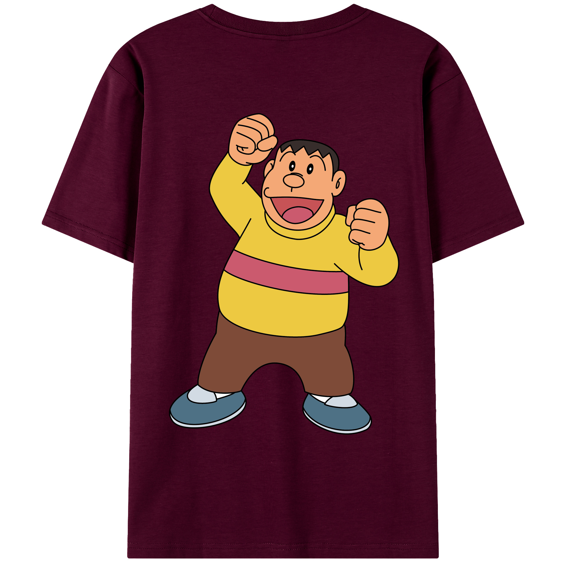 （画像用） ドラえもん 剛田武 Doraemon Gouta Takeshi レディース半袖Tシャツ(バックプリント)